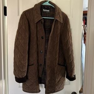 Barbour Ultra Suede Quilted Barn Coat XS
